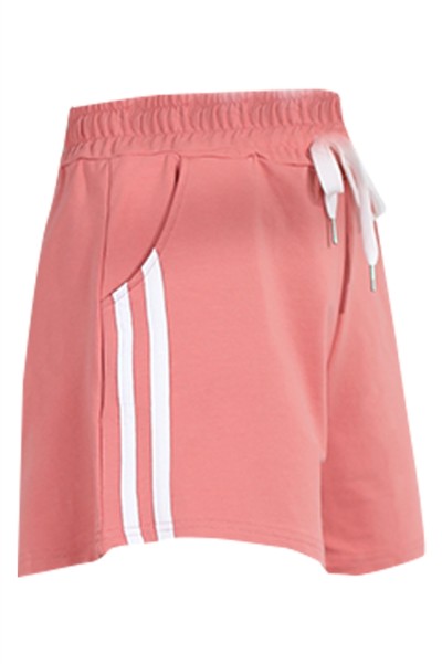 Sports Hot Pants Women's Shorts Summer Outer Wear Pure Cotton Wide Legs Loose Large Size Thin Casual High Waist Running Home Pajama Pants Sports Hot Pants Sports Wide Pants Breathable Sports Pants SKSP032 side view